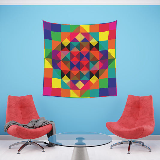“Double Vision” Meditative Wall Tapestry